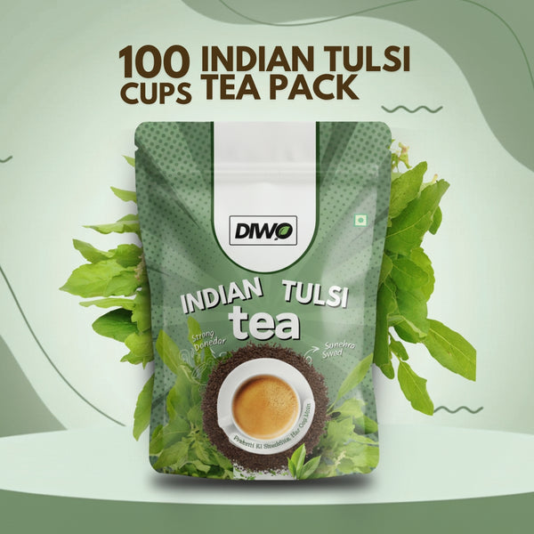 Indian Tulsi Tea - Makes 100 Cups-Try It Now