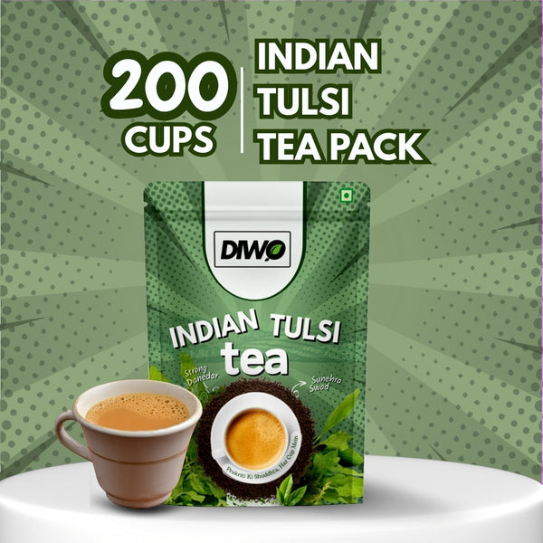 200 Cups Indian Tulsi Tea - Try It Now