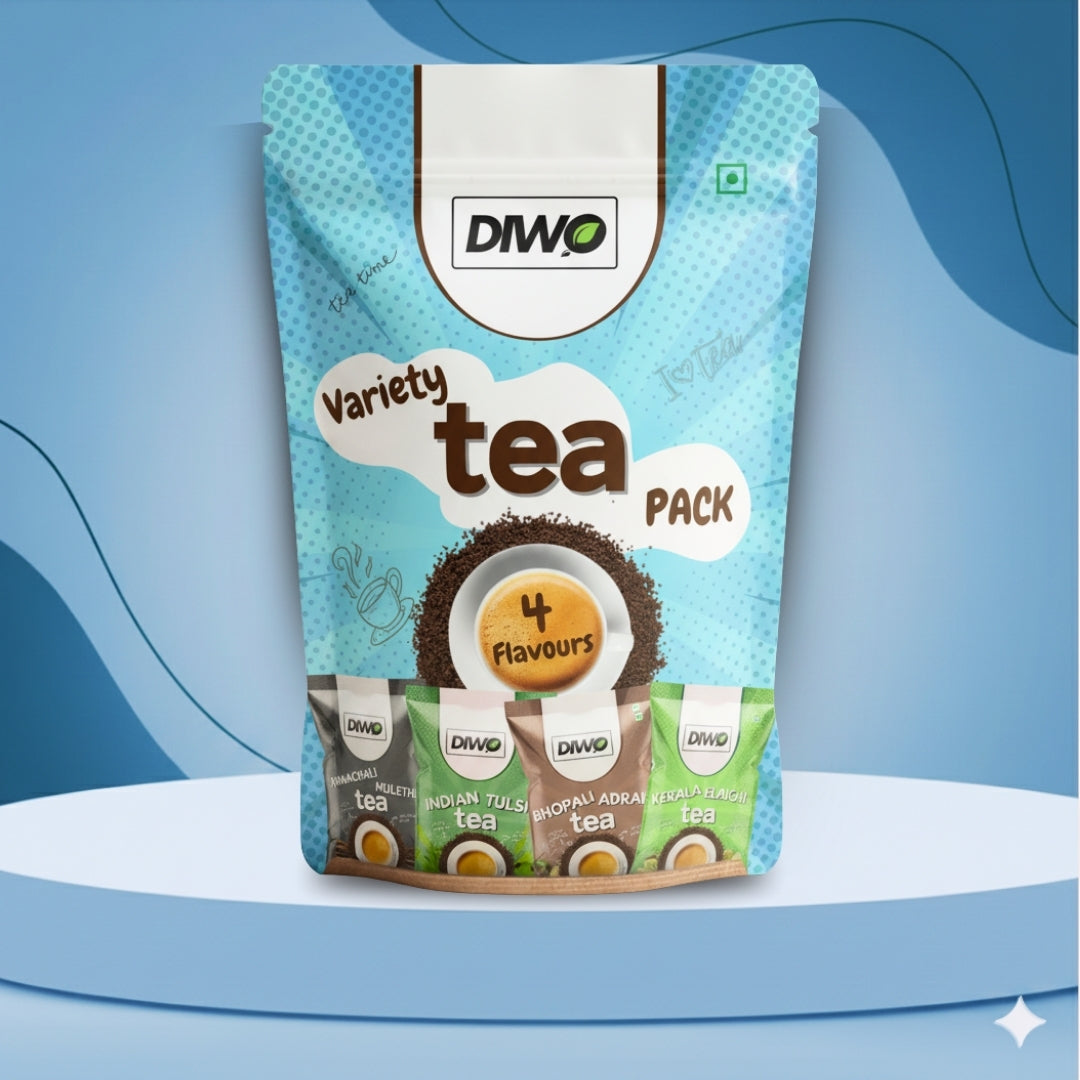 Four Variety Flavours Tea Trial Pack - Makes 100 Cups