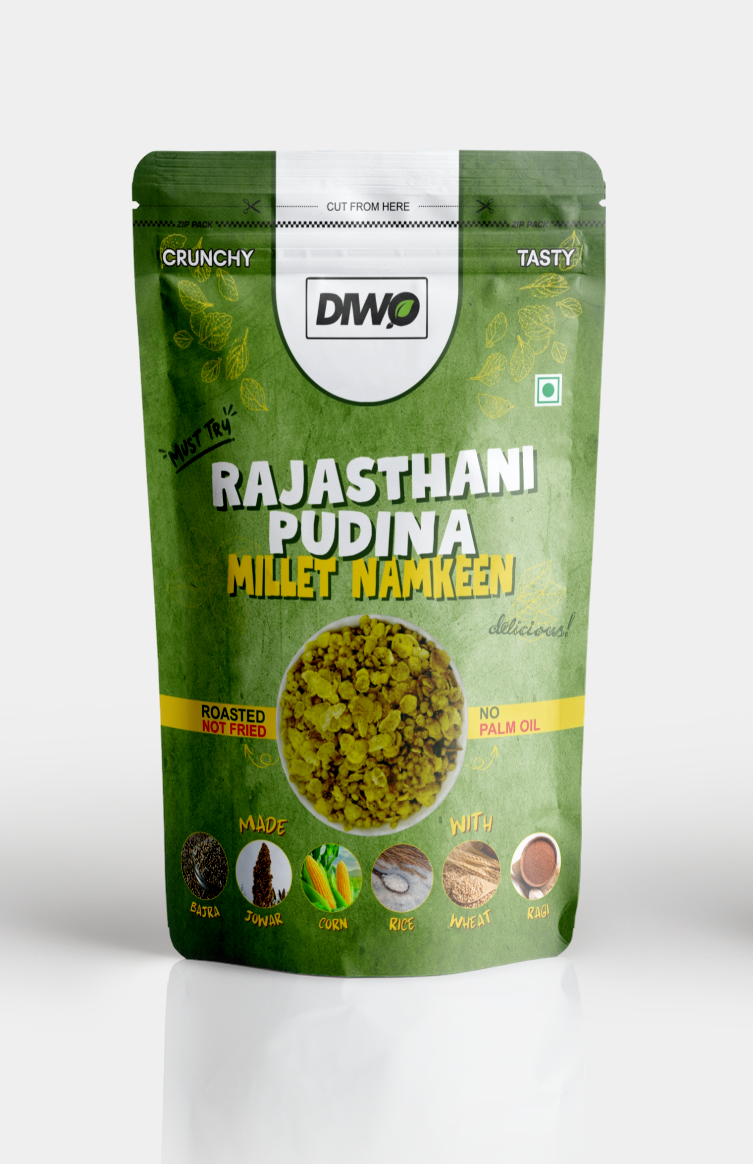 Rajasthani Pudina Millet Namkeen - 400 Gms, 4x100 GM
