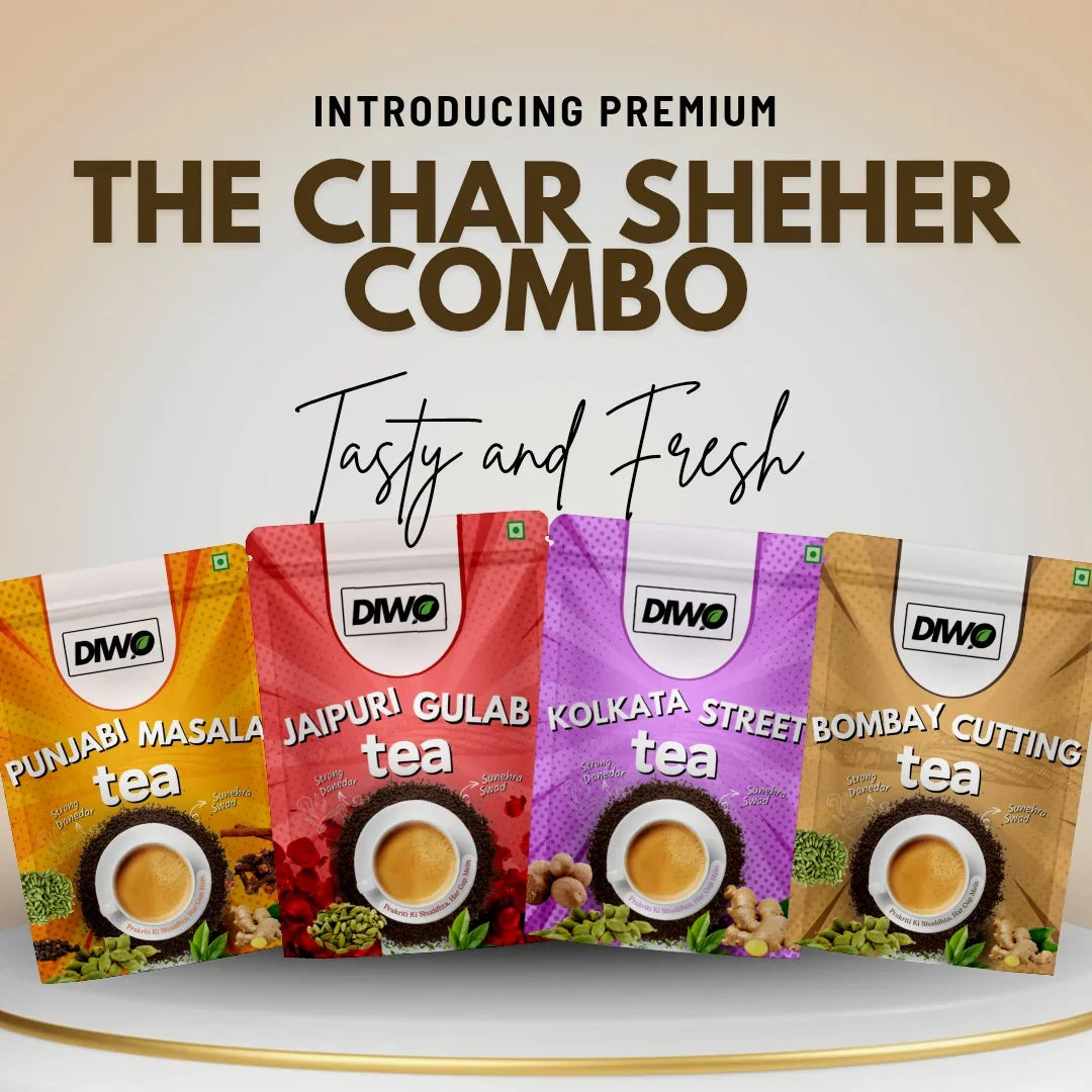 The Char Sheher Tea Combo - Makes 400 Cups-Try It Now