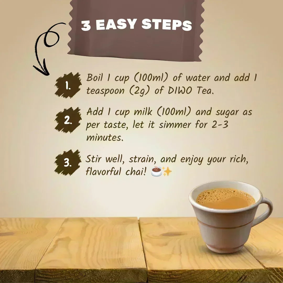 4 Flavours Assorted Tea Trial Pack- Makes 100 Cups