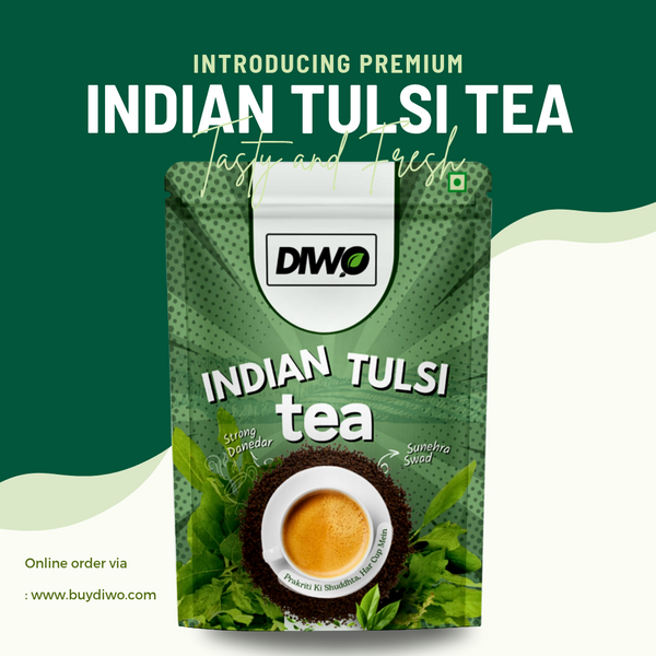 Indian Tulsi Tea - Makes 100 Cups-Try It Now